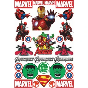 Marvel (Oto, Laptop) Sticker Seti