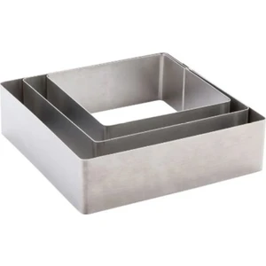 Narkalıp Kare Kek Kalıbı 3'lü Set Derinlik 6 cm