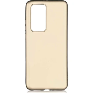 Tekno Grup Huawei P40 Pro Kılıf Mat Premium Silikon Kılıf Gold
