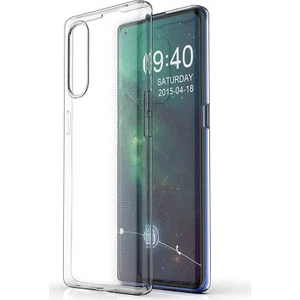 Tekno Grup Oppo Reno 3 Pro 5g Kılıf Darbe Emici Süper Silikon Kılıf Şeffaf + Tam Kaplayan Süper Pet Ekran Koruyucu