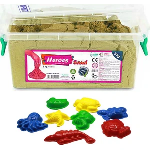 Kinetik Kum Naturel ve Deniz Canlıları Kum Kalıpları Seti