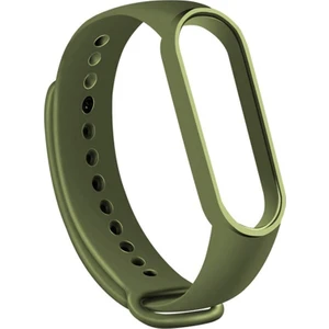 Case Street Xiaomi Mi Band 5 Kılıf Silikon Kordon Renkli Koyu Yeşil