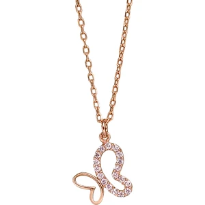 Katar Gümüş Küçük Kelebek Gümüş Kolye