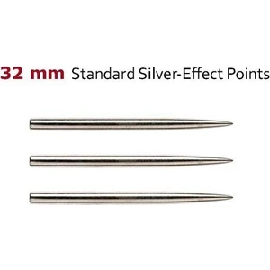 32 mm Standard Silver-Effect Çelik Uç