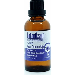 Keten Tohumu Yağı 50ML Soğuk Sıkım, Saf, Doğal, Katkısız