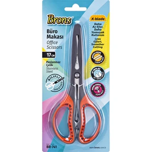 BR-741 17 cm Kılıflı Korumalı Makas