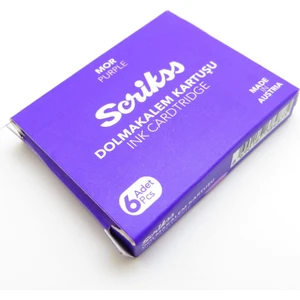 Scrıkss 6 Lı Mor Dolma Kalem Kartuşu