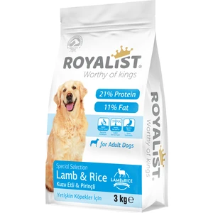 Royalıst Dog Lamb &rice 3 kg Köpek Maması