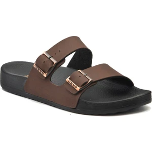 Bahama-10 Günlük Yürüyüş Anatomik Erkek Terlik Kahverengi