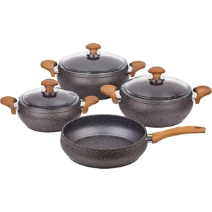 Özkent 4'lü 7 Parça Granit Güveç Set
