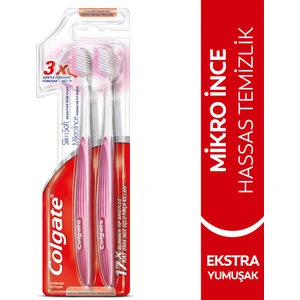 Mikro İnce Hassas Diş Eti Bakımı Diş Fırçası Extra Yumuşak 1+1