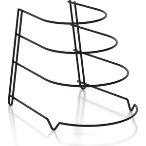 4 Katlı Metal Organizer Tava Rafı Siyah  KB086