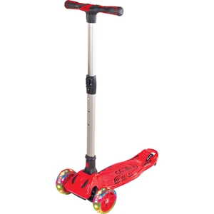 Cool Wheels LED Işıklı Katlamalı 3 Tekerlekli Twist Çocuk Scooter Kırmızı - Maxi Boy