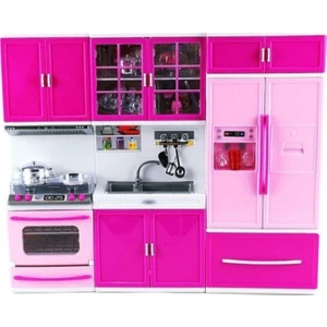 Pasifik Toys Modern Lavabolu  3'lü Mutfak Seti