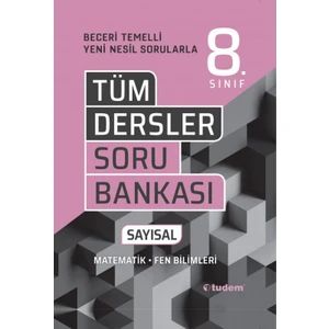 Tudem Yayınları 8. Sınıf Tüm Dersler Sayısal Soru Bankası