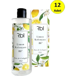 Limon Kolonyası 500 ml x 12 Adet