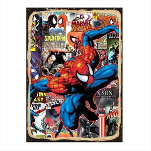 Spider Man Art Mdf Tablo