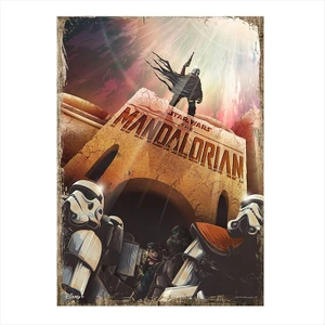 Star Wars The Mandalorian Mdf Tablo