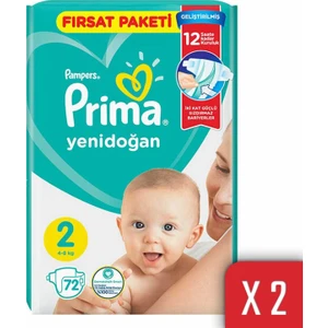 Aktif Bebek Bezi 2 Beden 4-8 kg 144'li Fırsat Paketi