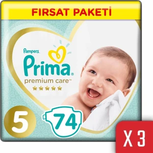 Premium Care Bebek Bezi 5 Beden 11-16 kg 222'li Junior Fırsat Paketi