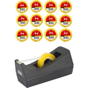 Bant Makinası 12 x 33 106 gr Siyah ve  Ve-Ge Bant 12x33 12'li