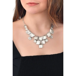 Kadın Antik Gümüş Kaplama 3 Boyutlu Kolye