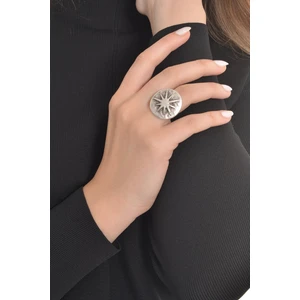 Kadın Antik Gümüş Kaplama  Yüzük