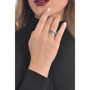 Kadın Antik Gümüş Kaplama Yüzük