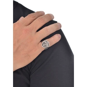 Erkek Antik Gümüş  Yüzük