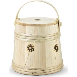 Sonay Bakırcılık Külek Ahşap Tereyağ Saklama Kabı