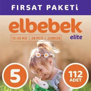 Elbebek Elite Bebek Bezi 5 Numara Junior 112 Adet