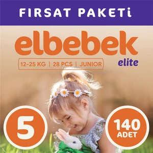 Elbebek Elite Bebek Bezi 5 Numara Junior 140 Adet