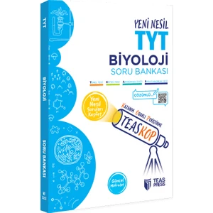 Teas Press Yayınları Teaskop TYT Biyoloji Soru Bankası