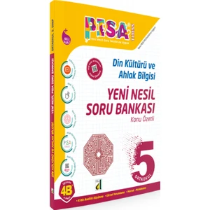 Damla Yayınevi Akıllı  Pisa 4b Din Kültürü ve Ahlak Bilgisi Soru Bankas 5. Sınıf