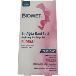 Bıowet Pudralı 41Lİ Set Sir Ağda Bant Seti
