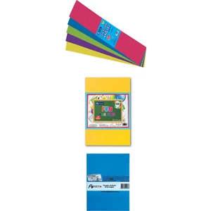 Fly Color Renkli Grapon Kağıdı 10'lu 50 x 200 cm+ Renkli Fon Kartonu 10'lu 25 x 35 cm + A4 Renkli El Işi Kağıdı 10'lu