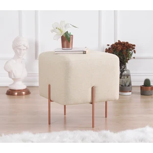 Lorence Home Copper Puf  Kare Krem