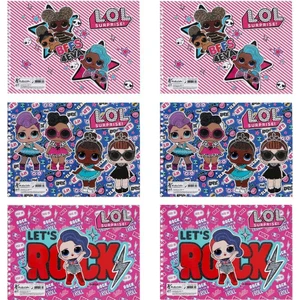 Keskin Color L.O.L. 15 Yaprak Resim Defteri 17 x 25 cm 6'lı