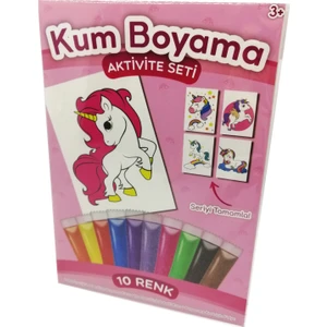 Kumbo Kum Boyama Prenses Unicorn  Kum Boyama Aktivite Seti