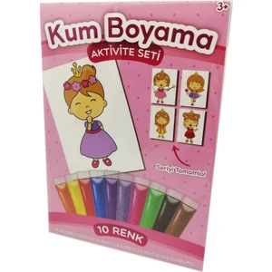 Kumbo Kum Boyama Miya Prenses  Kum Boyama Aktivite Seti