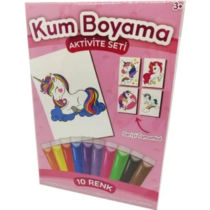 Kumbo Kum Boyama Neşeli Unicorn  Kum Boyama Aktivite Seti