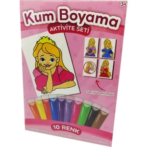 Kumbo Kum Boyama Hayalperest Prenses  Kum Boyama Aktivite Seti