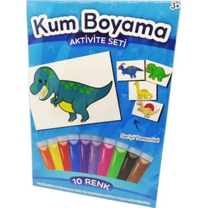 Kumbo Kum Boyama T-Rex Dinozor  Kum Boyama Aktivite Seti