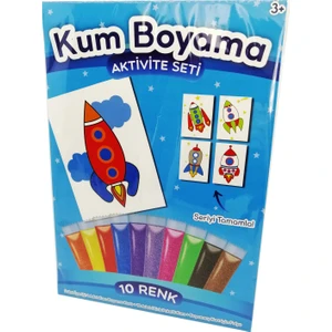 Kumbo Kum Boyama Alfa Roket  Kum Boyama Aktivite Seti