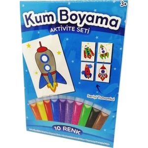 Kumbo Kum Boyama Delta Roket  Kum Boyama Aktivite Seti
