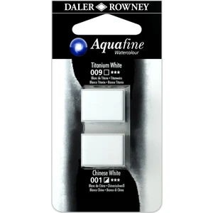 Daler Rowney Aquafine 009-001 Taş Sulu Boya 2'li Titanium White Chinese White