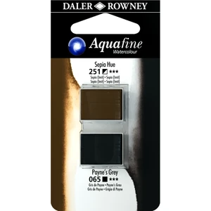 Daler Rowney Aquafine 251-065 Taş Sulu Boya 2'li Sepia Hue Payne's Grey