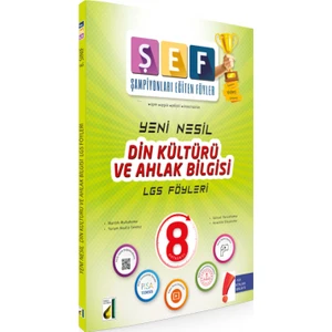 Damla Yayınevi Yeni Nesil Din Kültürü ve Ahlak Bilgisi LGS Föyleri - 8. Sınıf