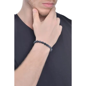 Erkek Damarlı Jasper Doğaltaş Bileklik