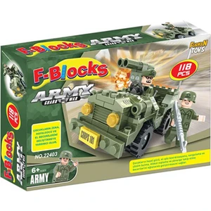 Furkan Toys F-Blocks Asker Seti 118 Parça